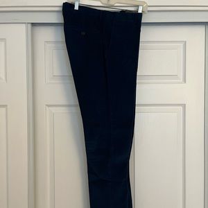 Corduroy J. Crew Bowery Dress Pant in Ocean Blue